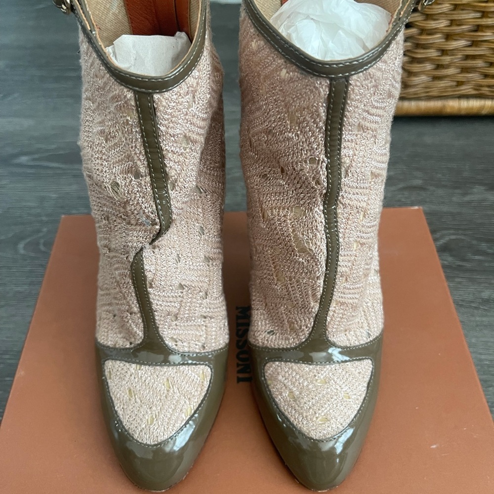 Beige Ankle Boot